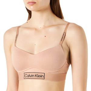 Calvin Klein BH文胸 舒适有弹力 细肩带logo印花 外穿无压力