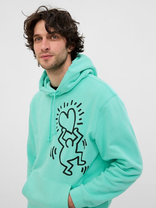 x Keith Haring 印花卫衣