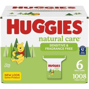 Huggies 婴儿湿巾，6包装，1008 片