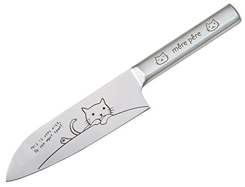 Mere Pere猫咪 三德 刀具（刃长约17cm）