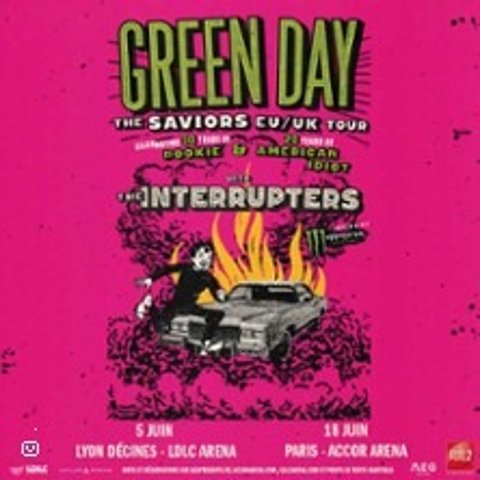 Green Day The Saviors Tour Celebrating 30 Years of Dookie & 20