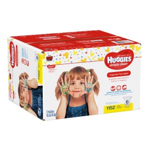 Huggies 好奇 无香婴幼儿湿巾纸补充装 384抽
