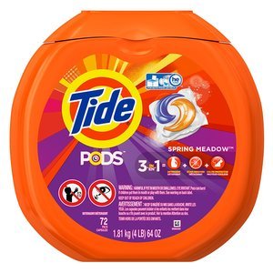 Tide PODS速溶果冻洗衣球，72只装