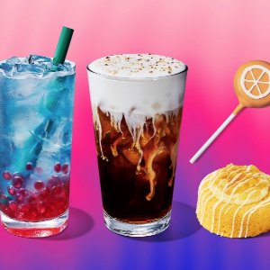 买饮品即送烘培甜品Starbucks 限时福利 5月13日抢券- 快去查看你的账户！