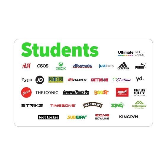 $30 Ultimate Student Gift Card