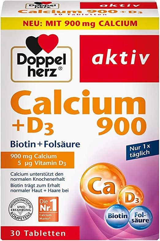 Calcium 900 + D3 + Biotin 钙片