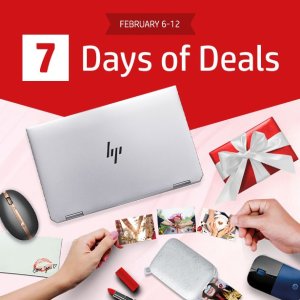超后一天：HP 惠普 情人节7日优惠正式开始 全场低至4.5折