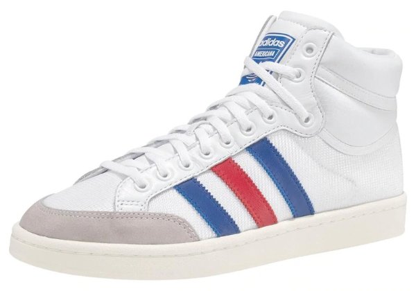 Sneaker 'Americana Hi' in blau / grau / rot / weiss