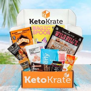 团购：KetoKrate 健康零食盒 生酮饮食 10多种低碳水减脂期零食