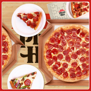 Pizza Hut 必胜客全新小食披萨盒 不用选择全都要 多达120种搭配