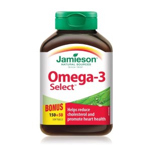 Jamieson 健美生 Omega-3 select 鱼油 500mg 200粒装