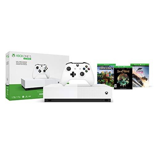 Xbox One S 1TB 主机手柄套装+3款游戏+会员