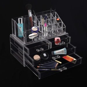 HomCom 501-007 透明化妆收纳盒