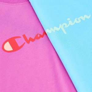 即将截止：Champion 甜美潮服热卖 T恤、卫衣裙、外套等