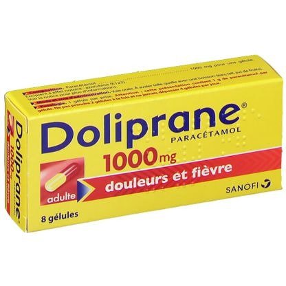 Sanofi Doliprane® 1 000 mg - 退烧止疼胶囊