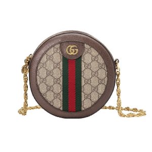 史低价：Gucci Ophidia 双G迷你小圆背包 变相6.2折