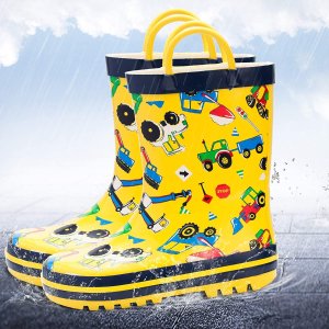 ADAMUMU 小童雨靴 防滑防水 敲可爱 一起去踩雨啊