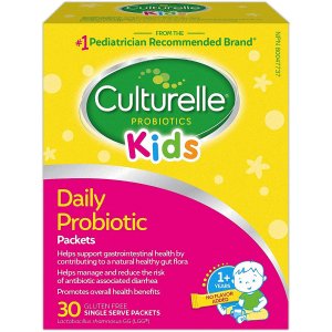 史低价：Culturelle 儿童每日益生菌粉 100％乳酸杆菌 30袋
