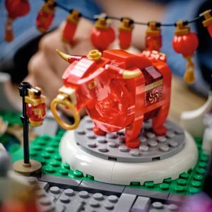LEGO官网 2021新春系列 年的故事&新春灯会两款