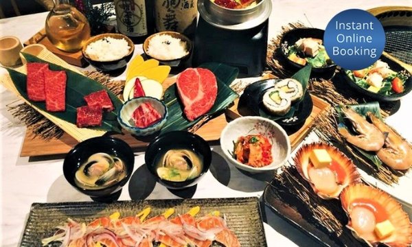 All-You-Can-：吃日式烧烤自助餐 ($75) or 2 People ($150) at Kobe Wagyu BBQ (Up to $188 Value)