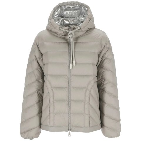Moncler Grenoble: White Iridescent Tellier Jacket
