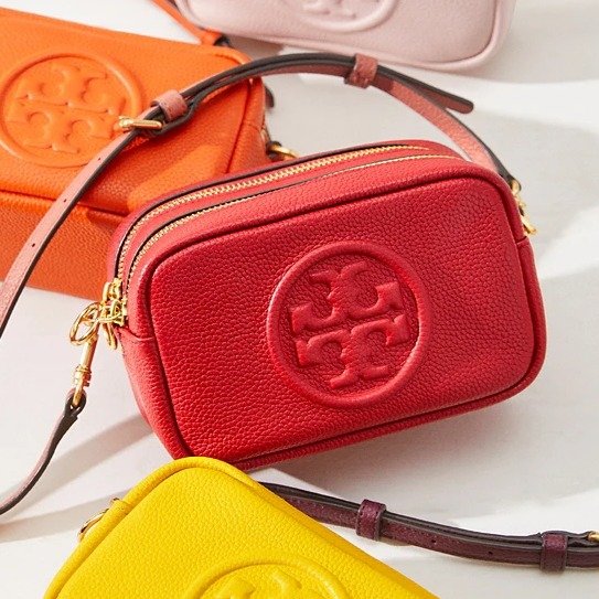 Tory burch perry bombe online pieced strap mini bag