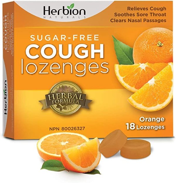Herbion 止咳含片 18片 橙子味