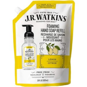 终于补货！J.R. Watkins 柠檬洗手液替换装 828ml