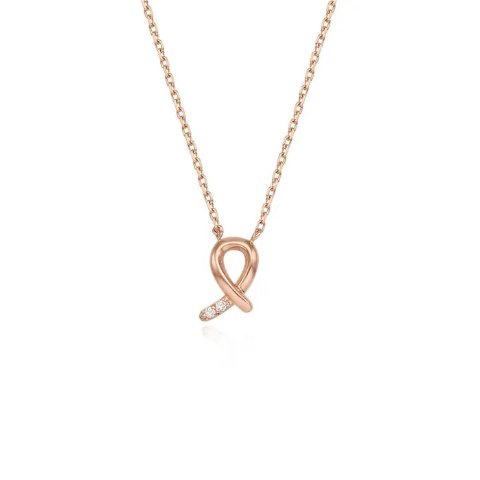 Romantic Pearl Ribbon Necklace NZ2076 珍珠项链167.59 超值好