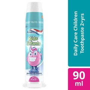 $3.49 90ml补货：Aquafresh 儿童牙膏 可爱有趣按压式 讨娃喜欢