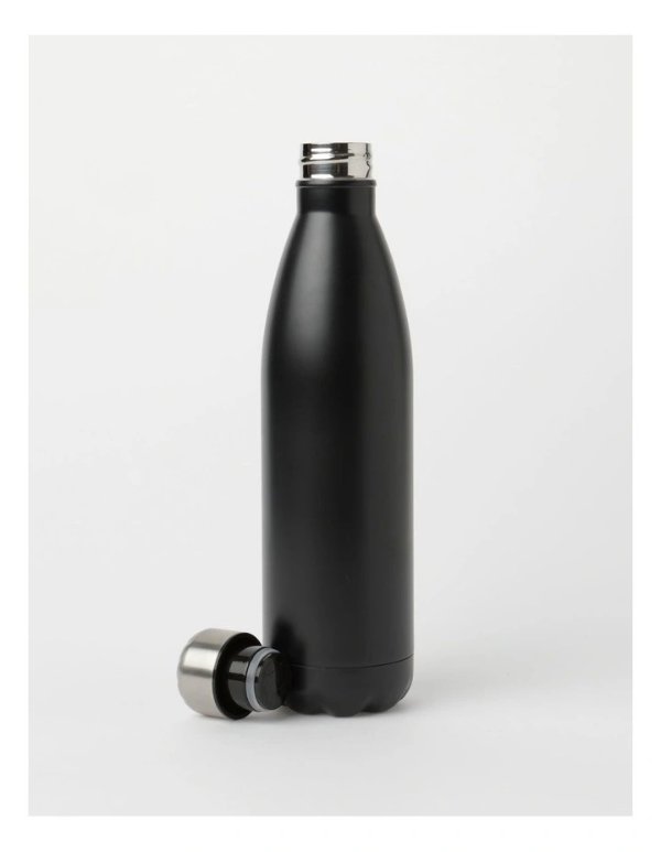 Stainless Steel Drink Bottle 750ml Black