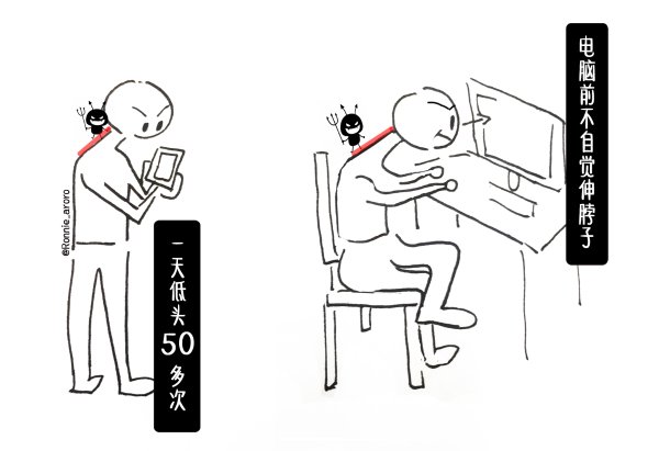 别低头,皇冠会掉 | 低头族の颈部自救指南
