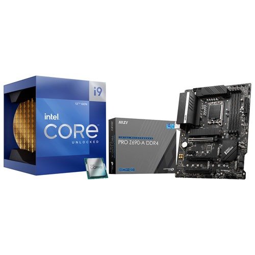 Intel Core i9-12900K + MSI PRO Z690-A 板U套装