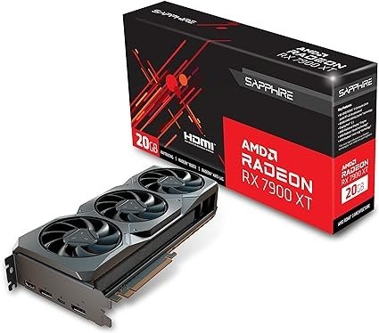 AMD Radeon RX 7900 XT 20GB GDDR6, AMD RDNA 3, 黑色