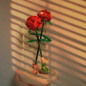 $16.9/2支 永不凋谢的浪漫~今年520别送花了 送LEGO 乐高 爆款玫瑰吧！