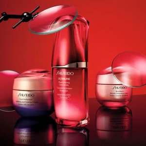 Shiseido资生堂好价 收红腰子精华、悦薇眼霜套装、防晒