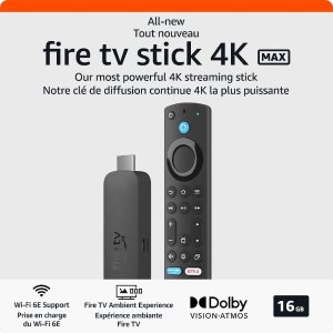 Fire TV Stick 4K 电视流媒体棒 大促 - 电视棒、TV Cube