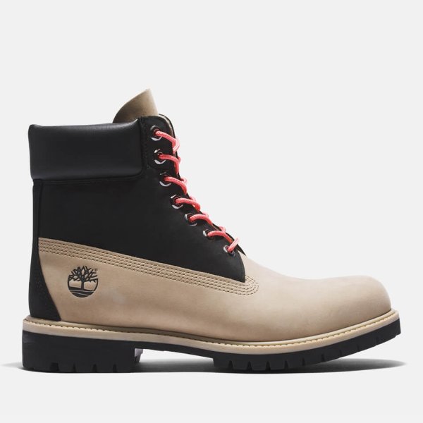 Timberland拼色靴子