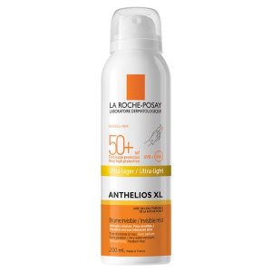 La Roche-Posay真的不粘腻还耐摩擦 户外用很合适 干爽防晒喷雾 SPF50+ 200ml
