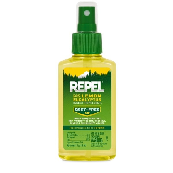 repel plant-based lemon eucalyptus insectlent pump spray 4-fl