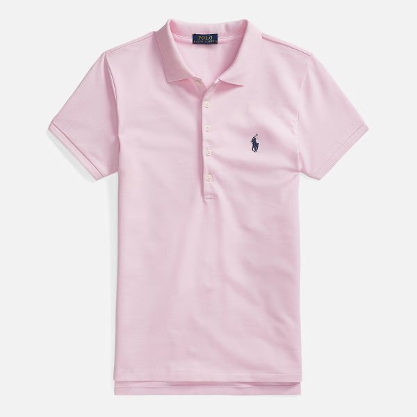 粉色polo衫