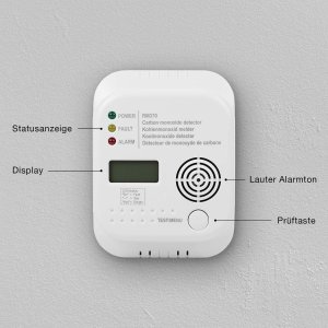 Smartwares RM370 一氧化碳探测警报器 日常可做温度计