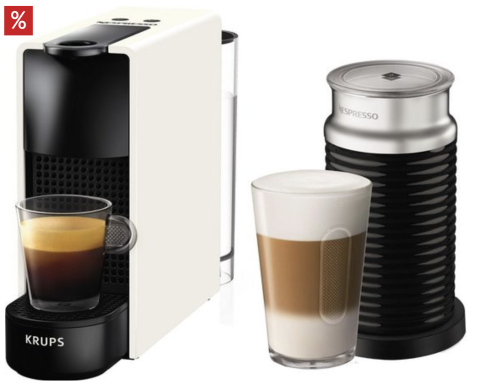 Nespresso 胶囊咖啡机买就送奶泡机➕64颗胶囊€116.5搞定咖啡奶泡一条龙