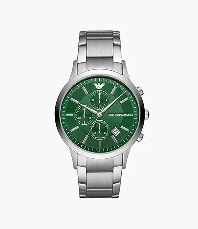 绿色不锈钢手表