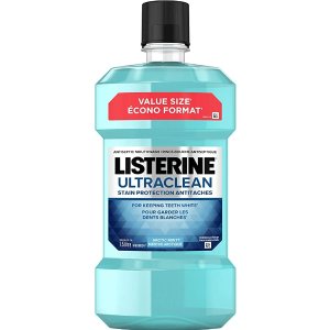 Listerine  超大容量漱口水1.5L  防渍洁白 北极薄荷味超带感