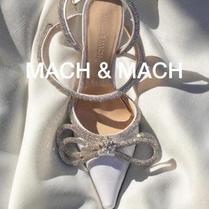 Mach&Mach 小众仙女鞋 蝴蝶结元素唤醒少女心 手拎包$1267