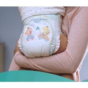帮宝适Pampers Baby Dry婴儿纸尿裤超大包装（1-6号）