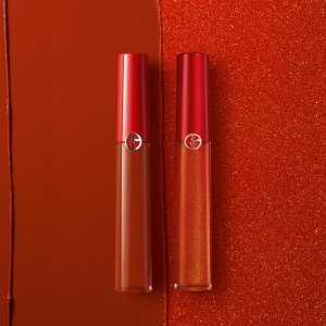Armani 限量版红管唇釉#408 高饱和番茄红
