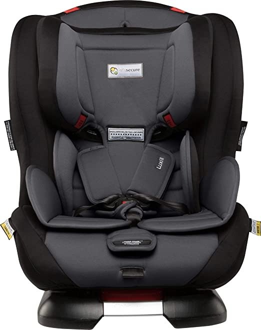 Luxi II Astra Convertible Car Seat for 0 to 8 Years, Grey