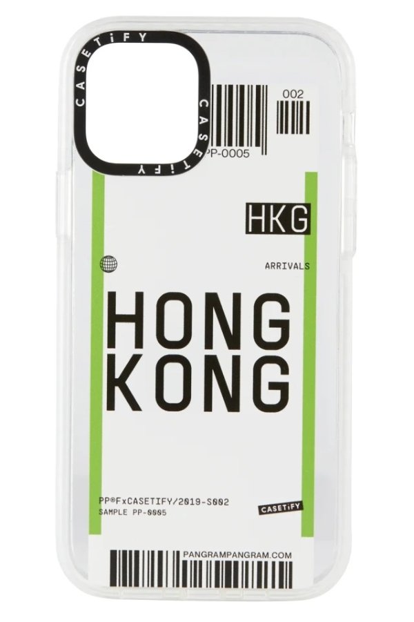 白色 Hong Kong HKG iPhone 12/12 Pro Impact 手机壳
